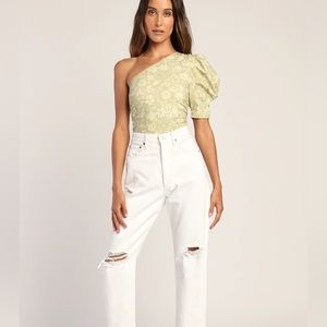 One shoulder bodysuit